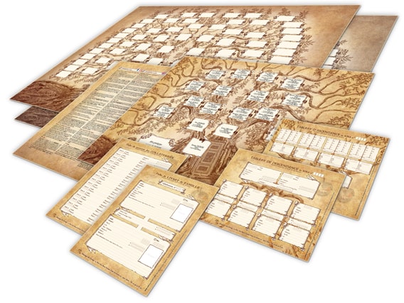 Arbre Généalogique Atramento : Packaging complet